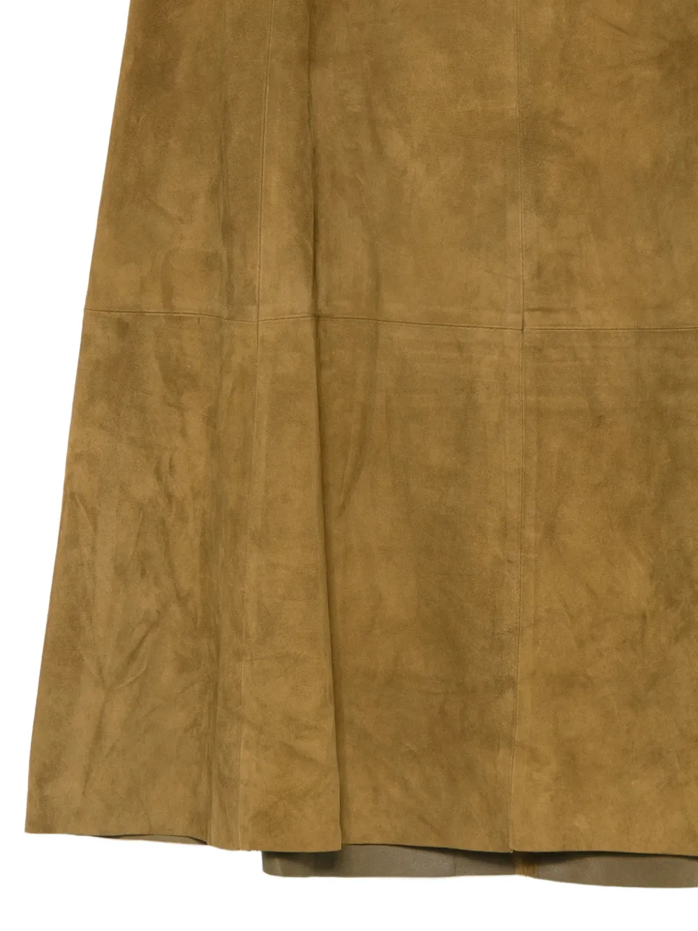 Vince suede panelled skirt Bruin