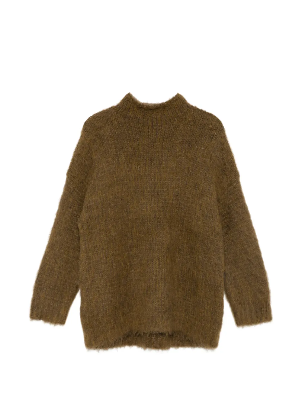 Vince brushed-finish mock-neck sweater Bruin