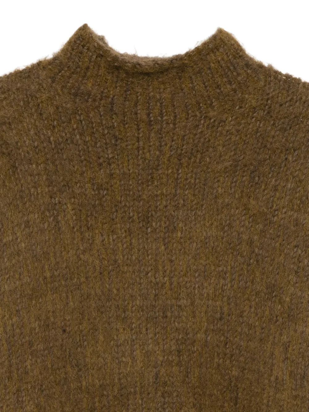 Vince brushed-finish mock-neck sweater Bruin
