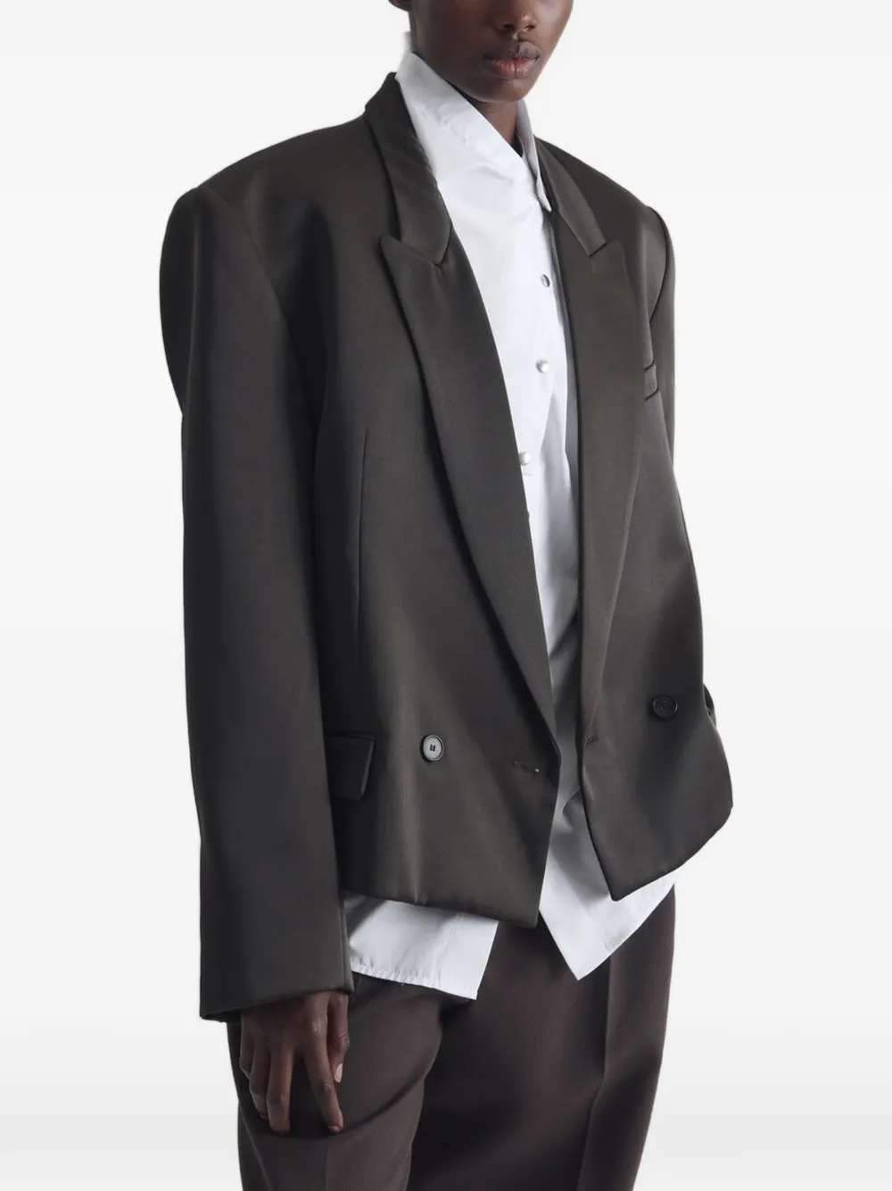 IRO Again double-breasted blazer Grijs