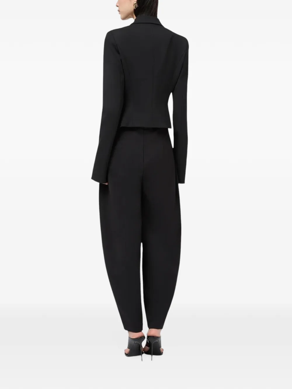 THE ANDAMANE Zefira single-breasted blazer Zwart