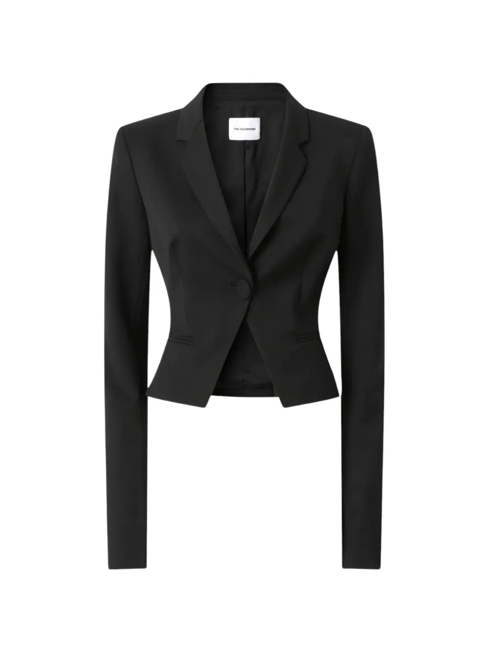 THE ANDAMANE Zefira single-breasted blazer Zwart