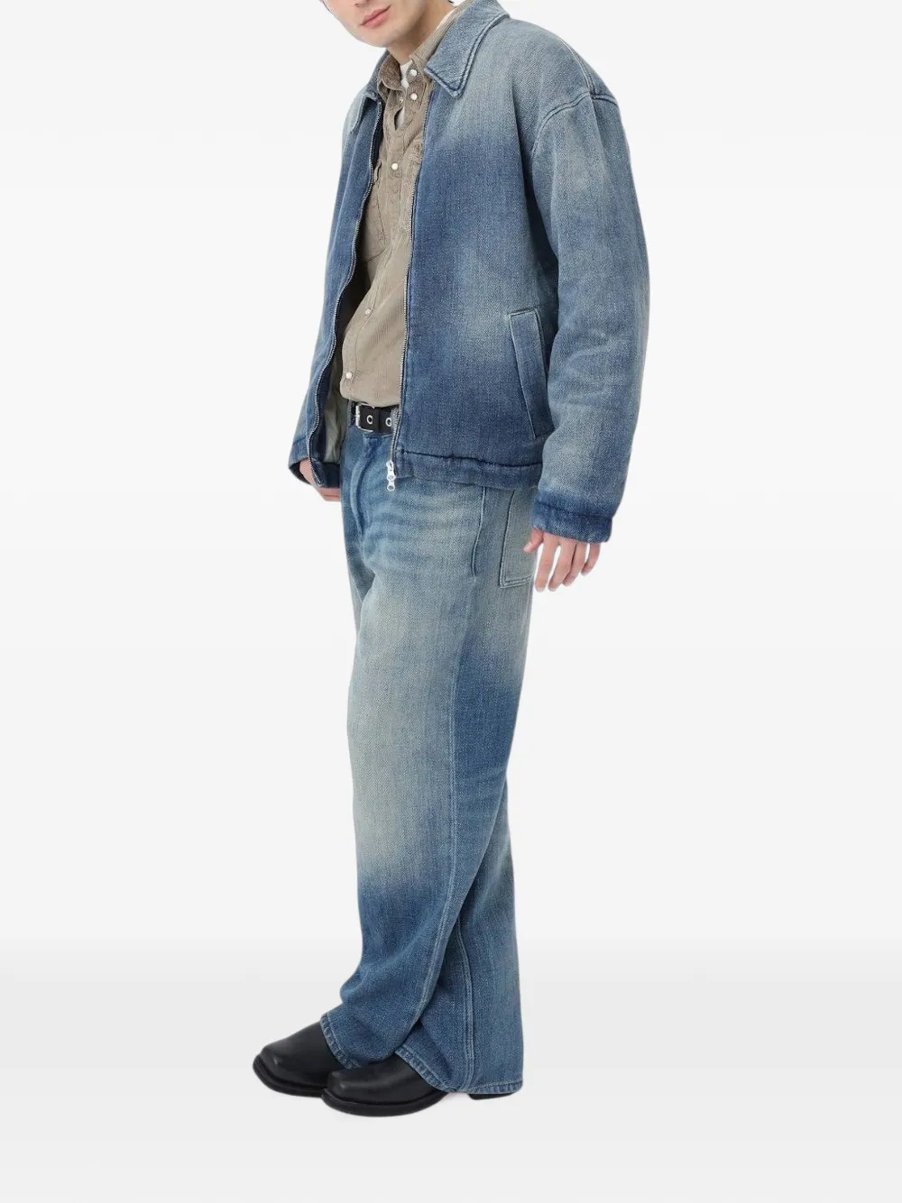 Won Hundred Case washed jeans Blauw