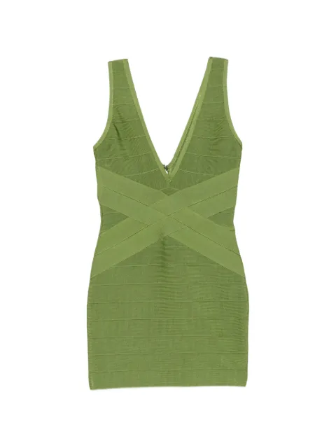 Retrofete Vestido gola V com bandagem