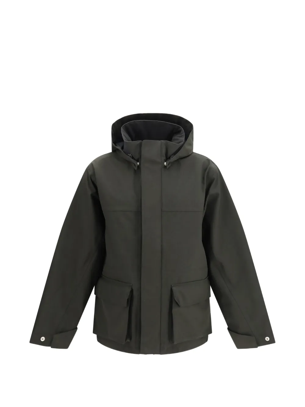 GR10K 80000 2L hooded multi-pocket jacket - Grau