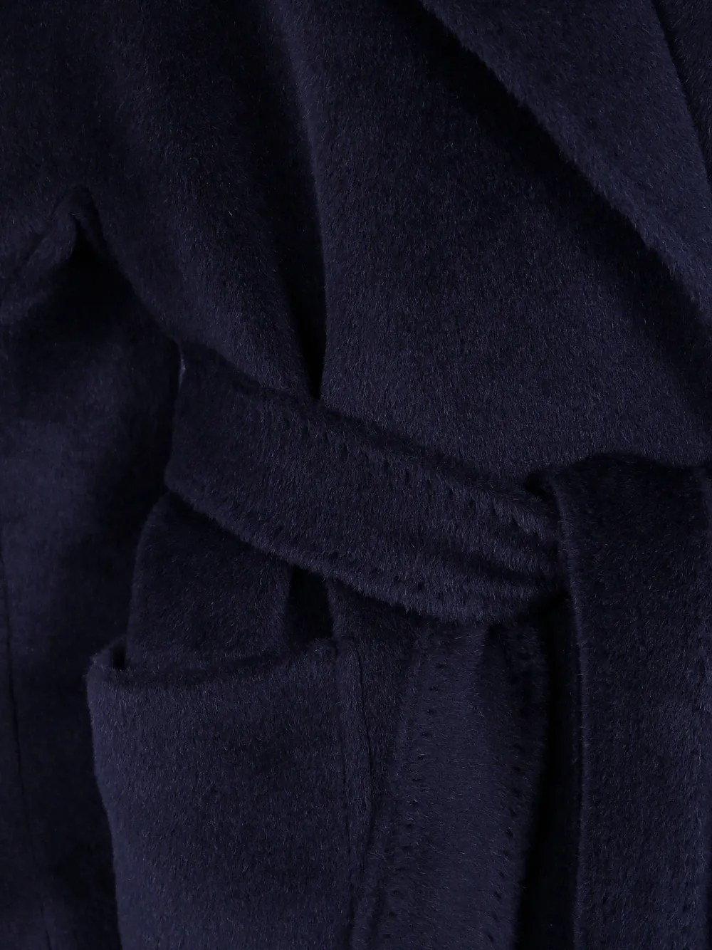 Tagliatore belted coat Blauw