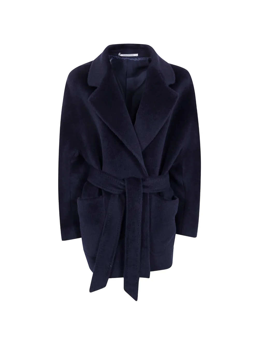 Tagliatore belted coat - Blau