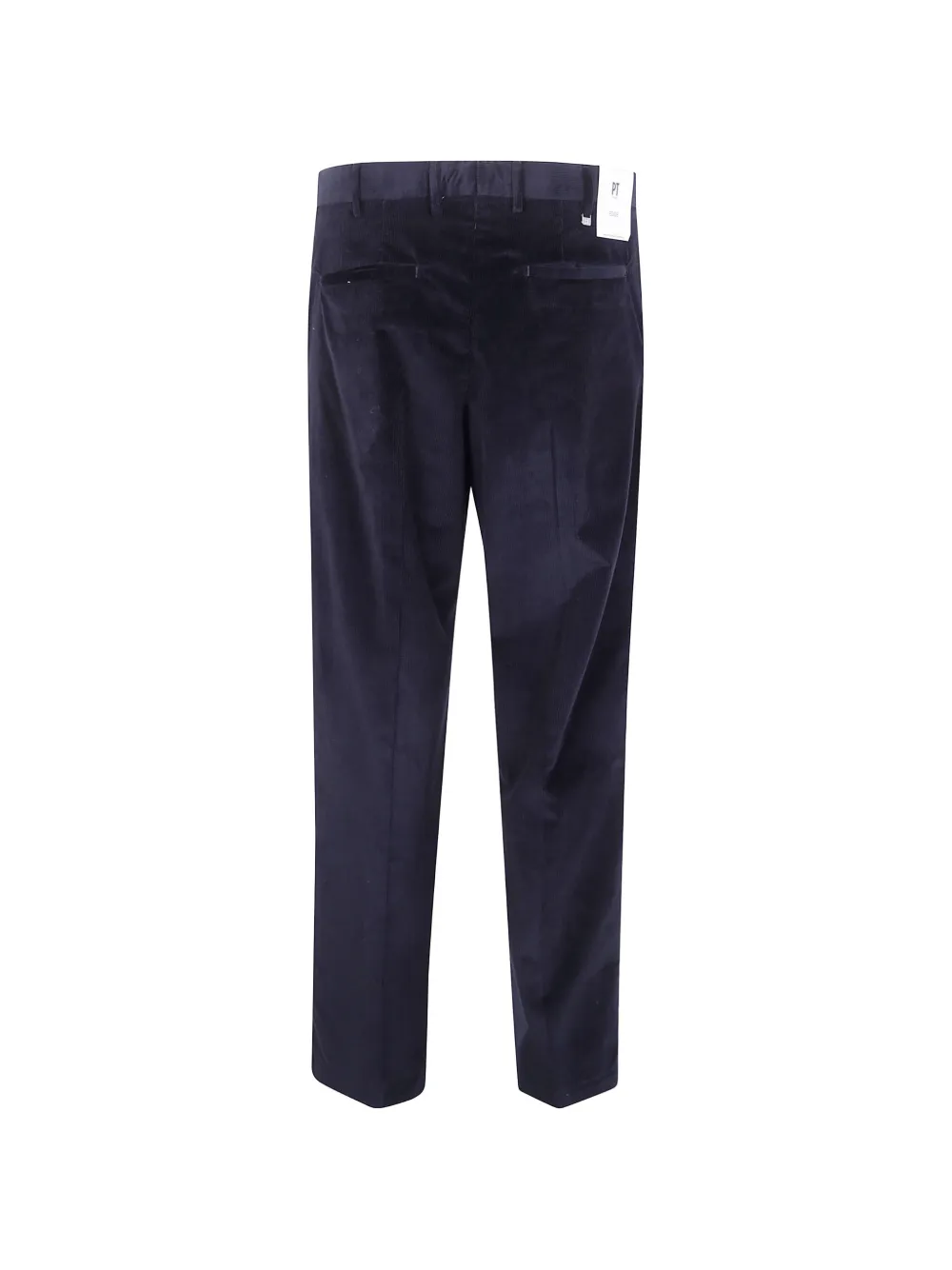 PT Torino pleated corduroy trousers Blauw