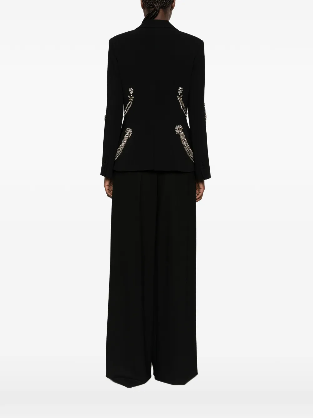 Cinq A Sept crystal-embellished blazer Zwart