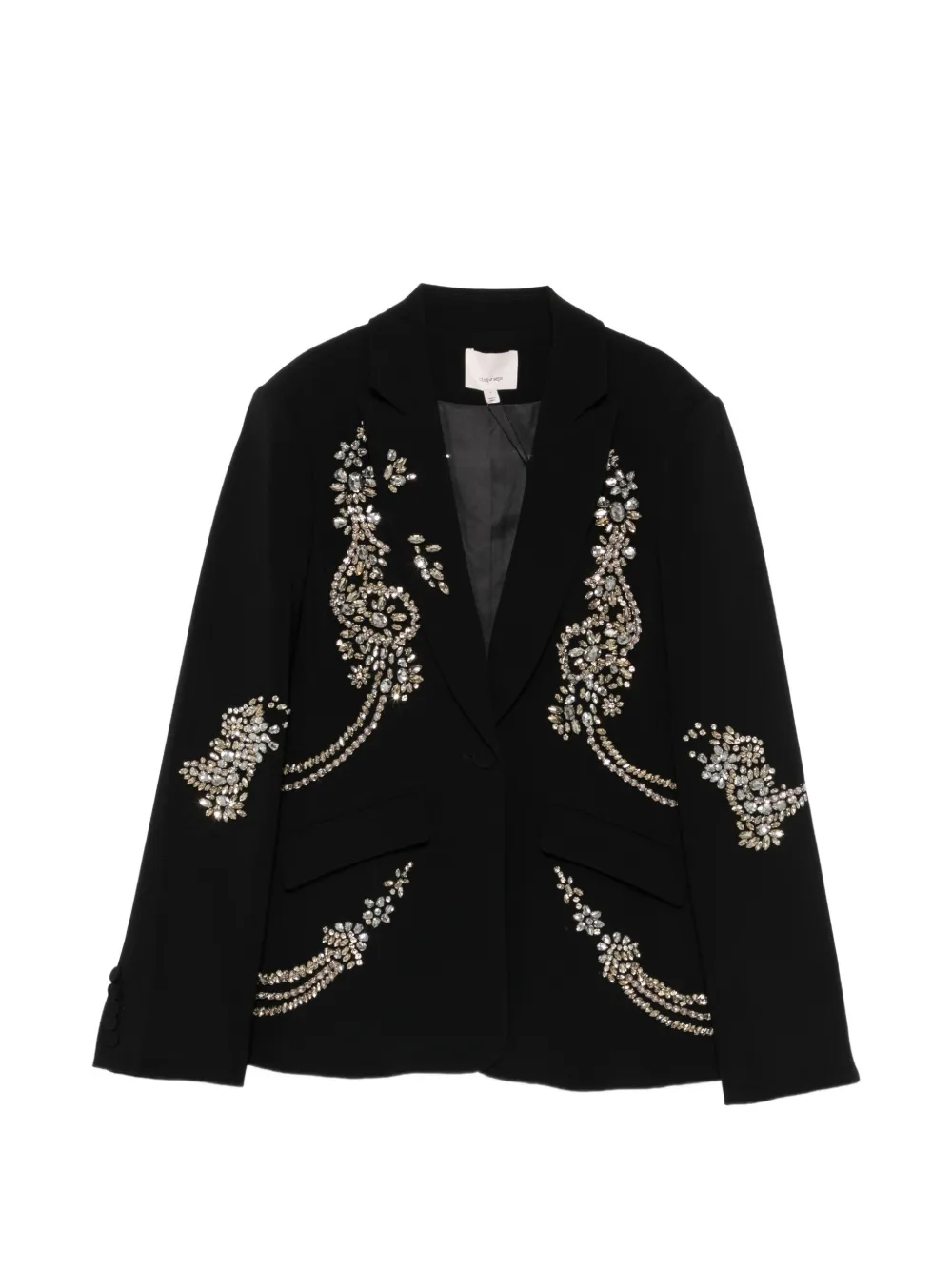 Cinq A Sept crystal-embellished blazer Zwart