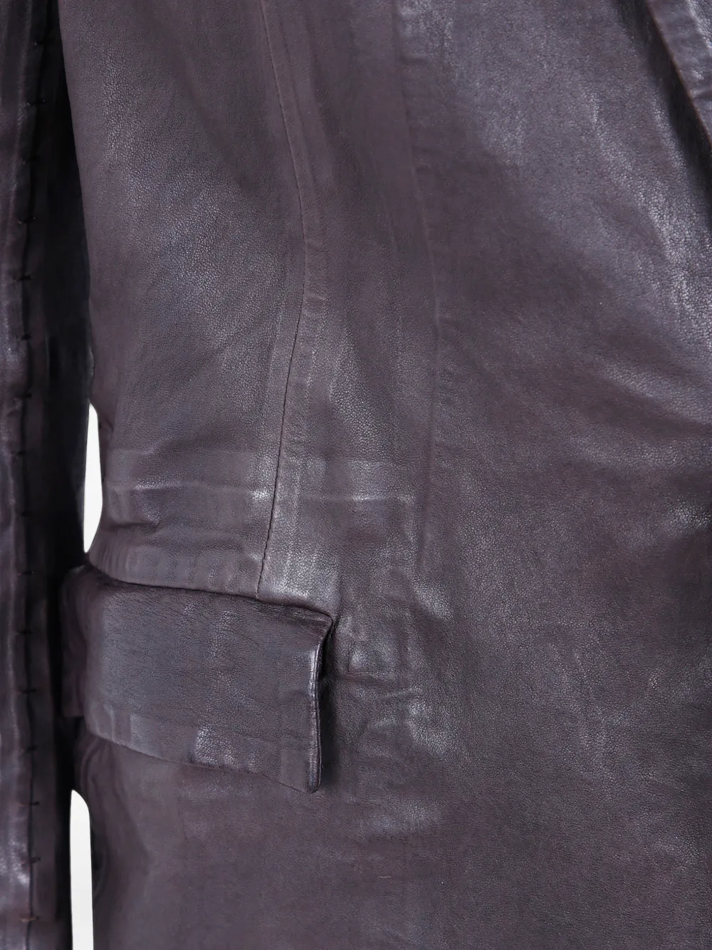 Isaac Sellam Experience exposed-seam zip-detail jacket Paars