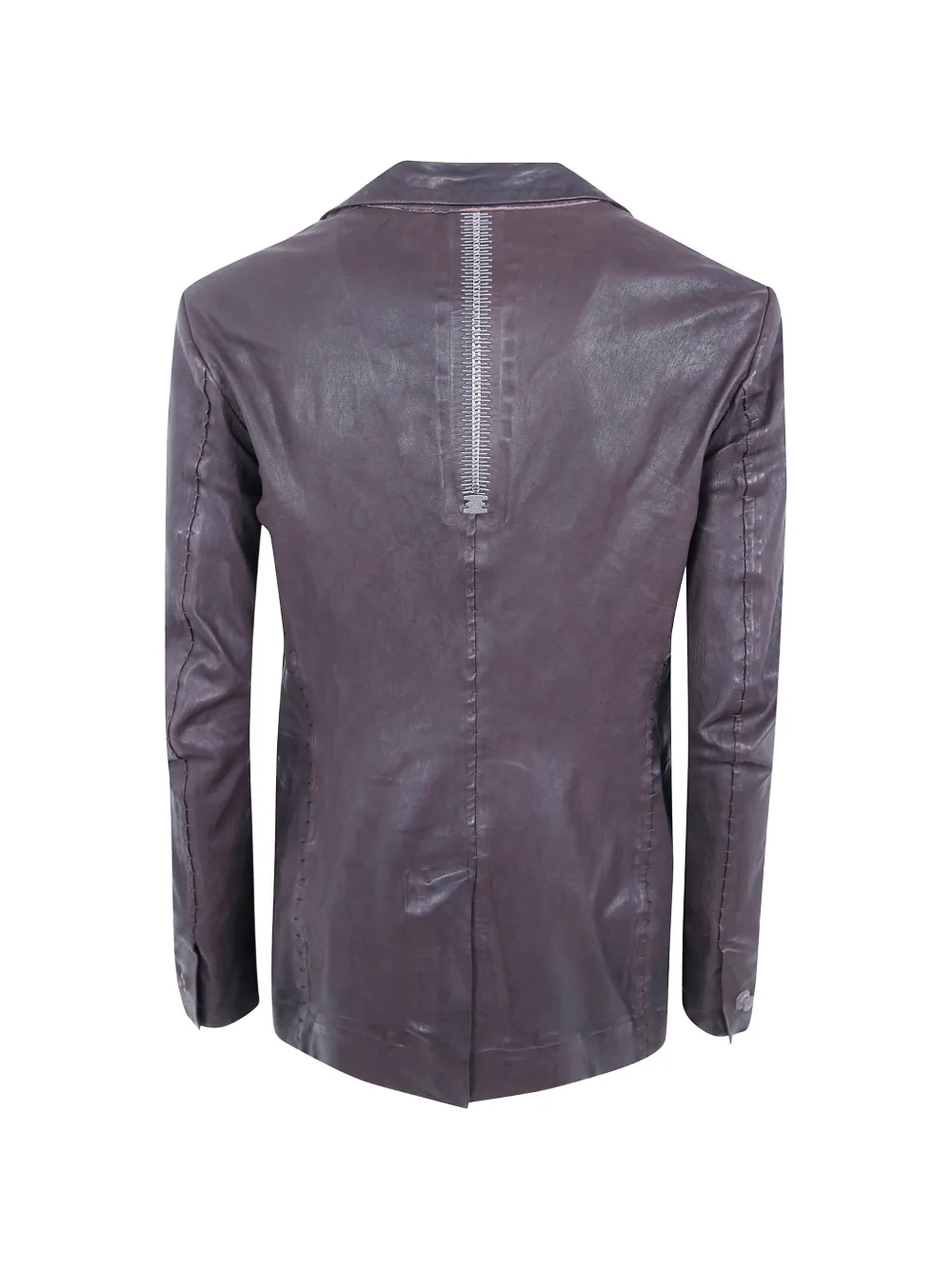Isaac Sellam Experience exposed-seam zip-detail jacket Paars