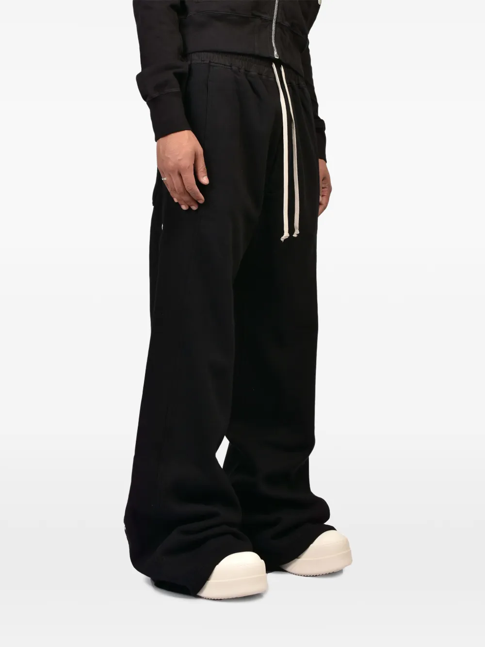 Rick Owens DRKSHDW Pusher snap-button trousers Zwart
