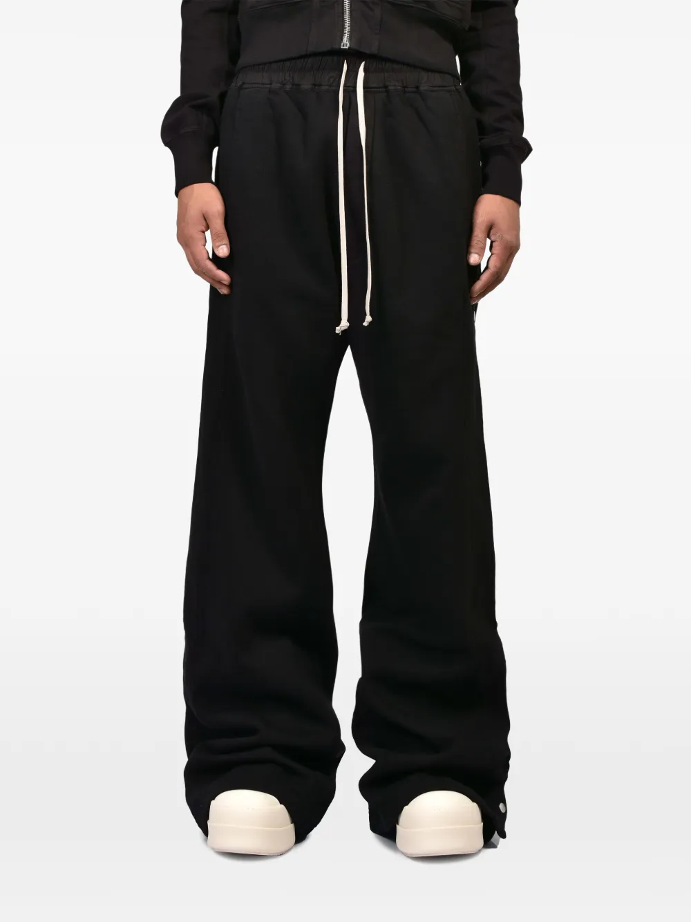 Rick Owens DRKSHDW Pusher snap-button trousers Zwart