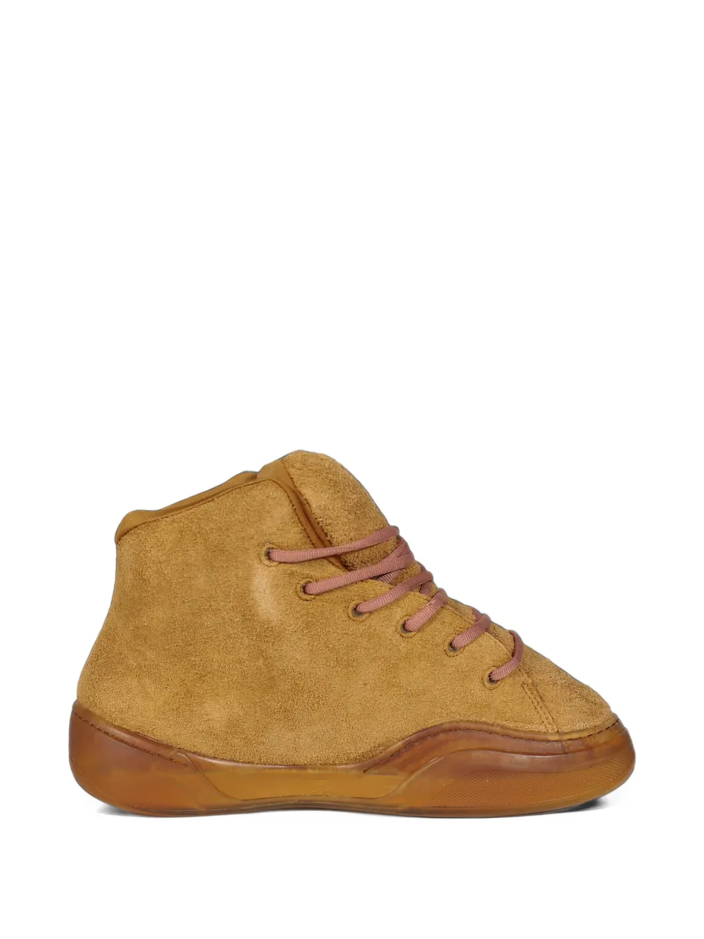 ERL Pirate suede mid-vamp sneakers - Braun