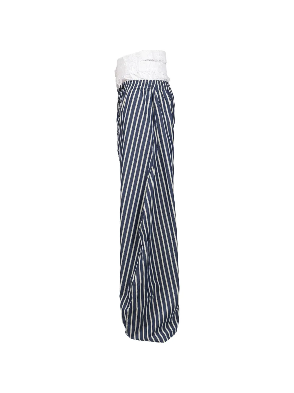 Natasha Zinko striped stacked trousers Blauw