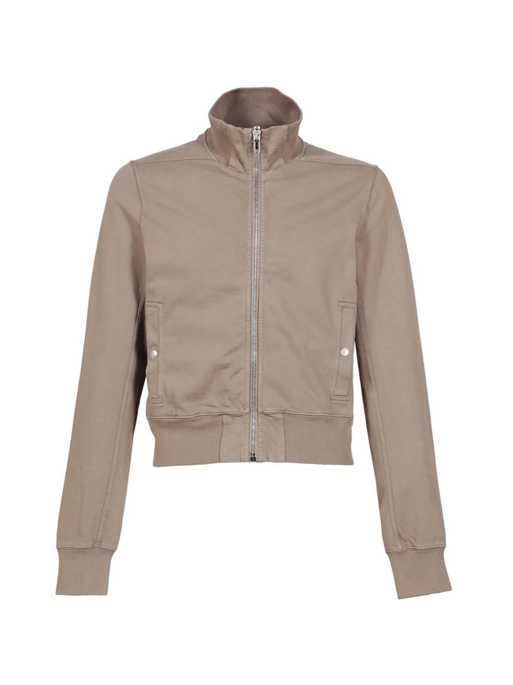 Rick Owens DRKSHDW funnel-neck zip-up jacket Beige