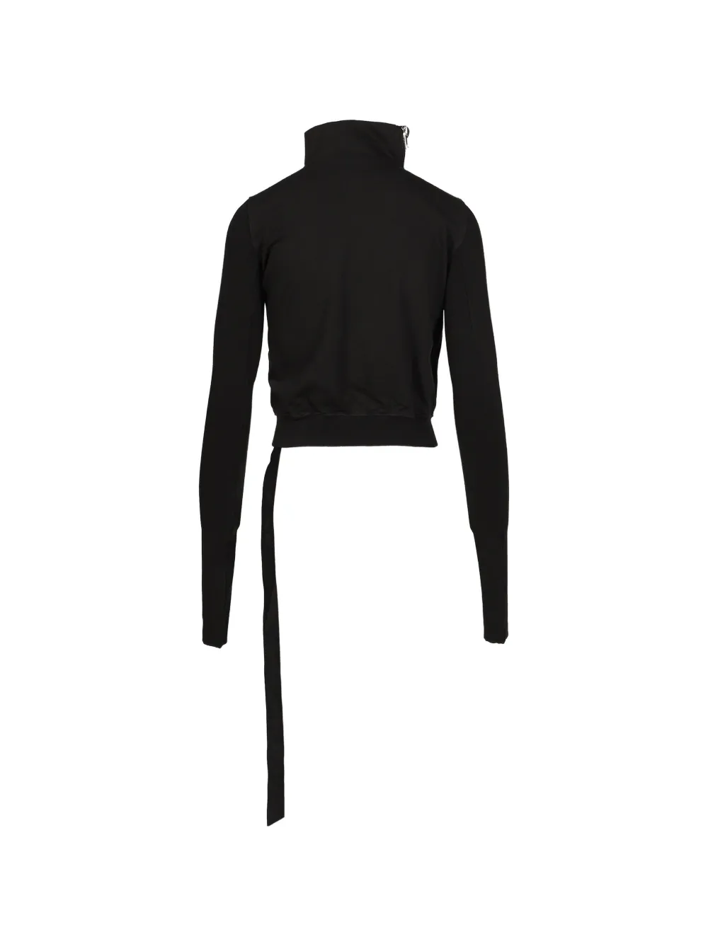 Rick Owens DRKSHDW Mountain asymmetric hoodie Zwart