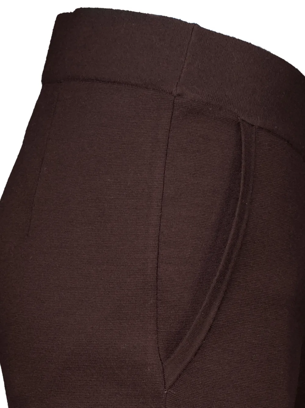 Max Mara straight-leg wool-blend trousers Bruin