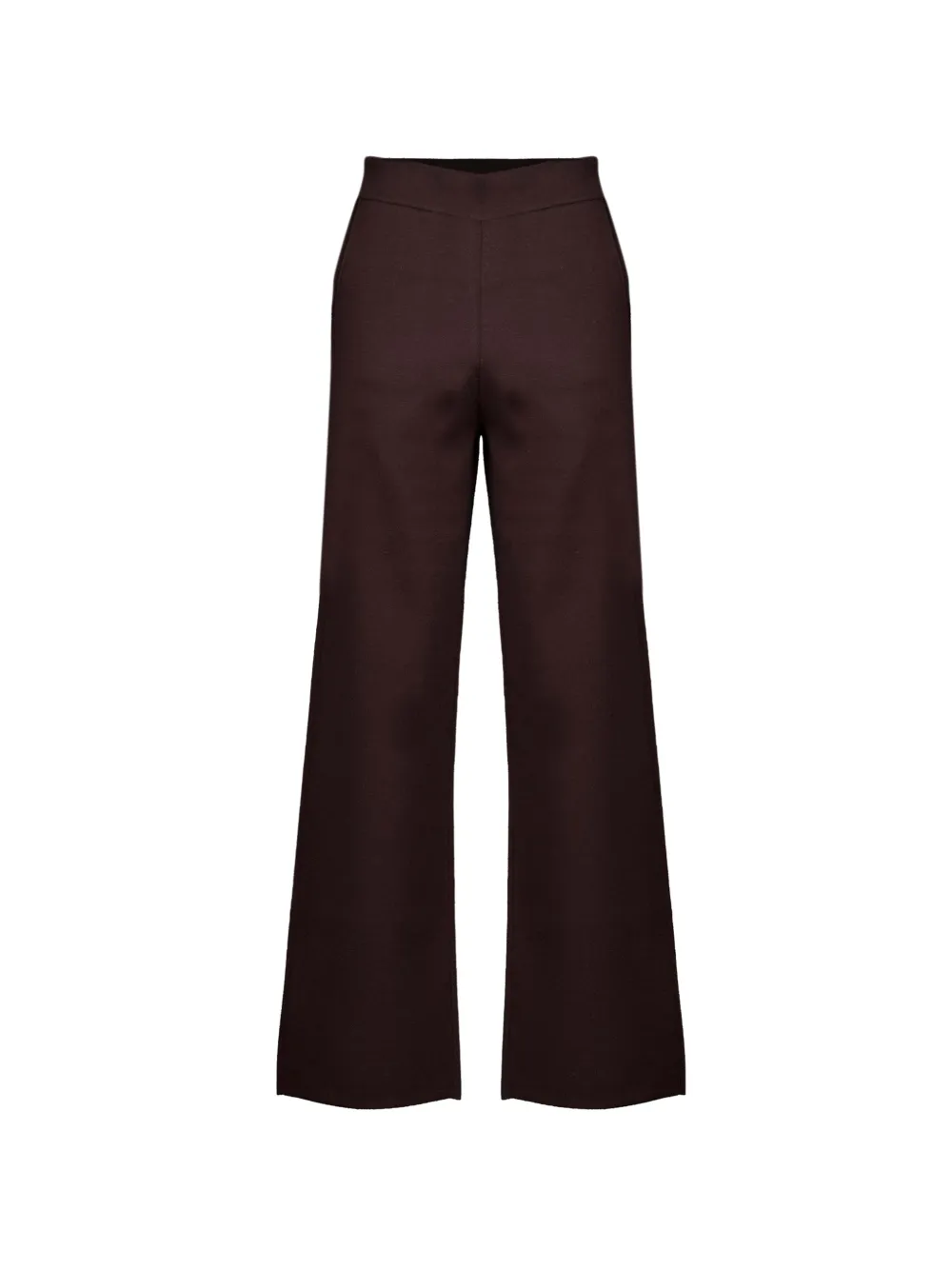 Max Mara straight-leg wool-blend trousers Bruin