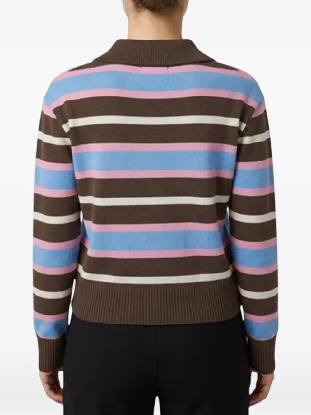 MC2 Saint Barth striped polo sweater Bruin
