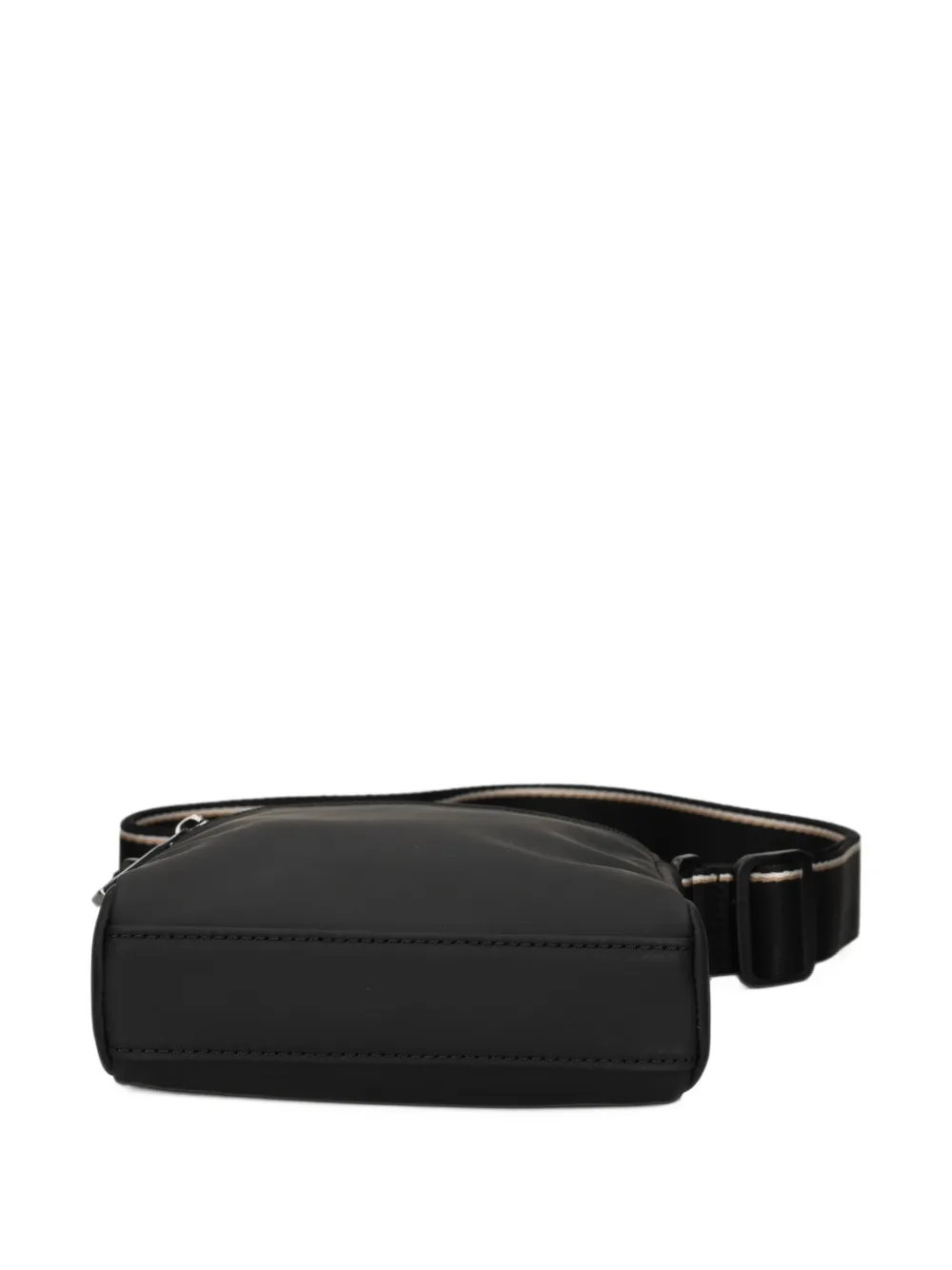 BOSS Zeph logo-plaque shoulder bag Zwart