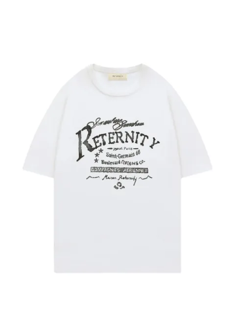 RETERNITY Somewhere somehow graphic-print T-shirt