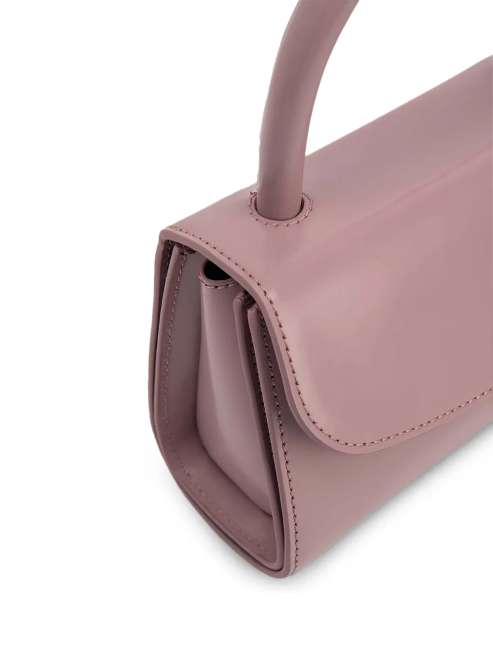 BY FAR Mini 2.0 leather mini bag Roze