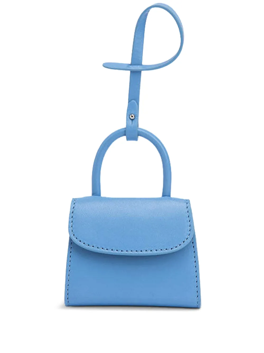 BY FAR Mini card holder Blauw