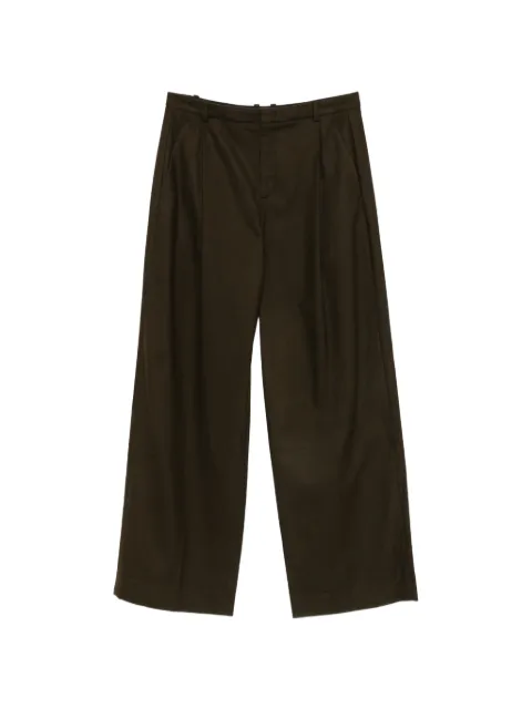 Vince pleated wide-leg trousers