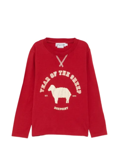 Bonpoint Manel graphic-print long-sleeve T-shirt