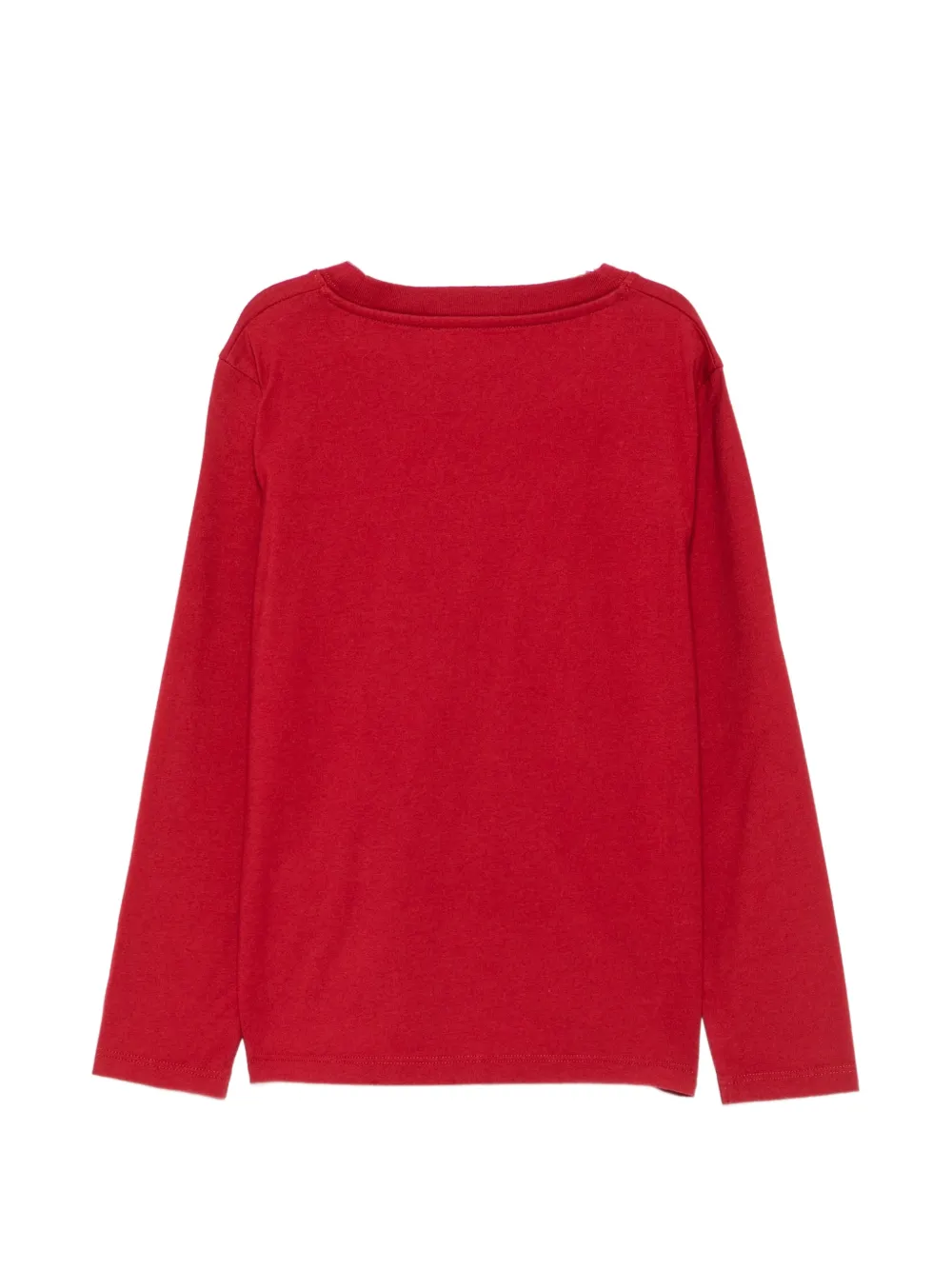 Bonpoint Manel graphic-print long-sleeve T-shirt Rood