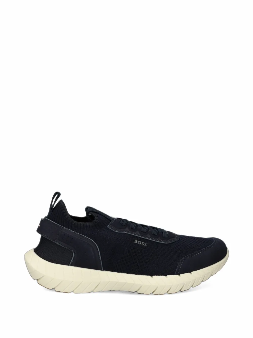 BOSS Motion mesh-panelled lace-up sneakers - Blau