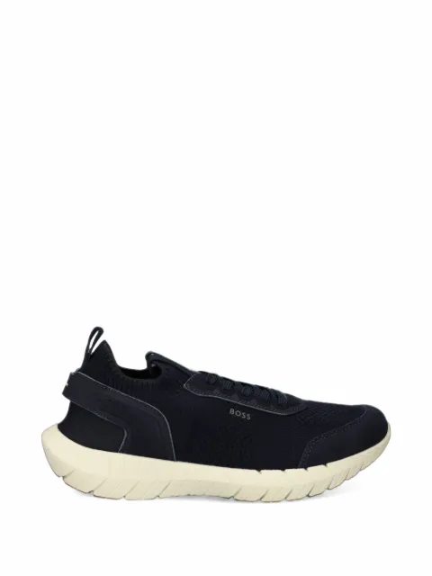 BOSS Motion mesh-panelled lace-up sneakers