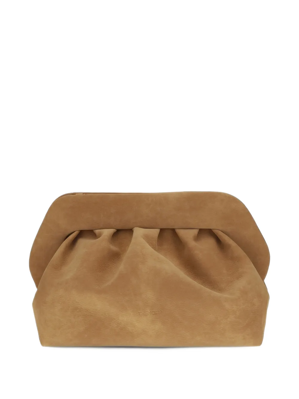Themoirè Bios ruched clutch bag - Toni neutri