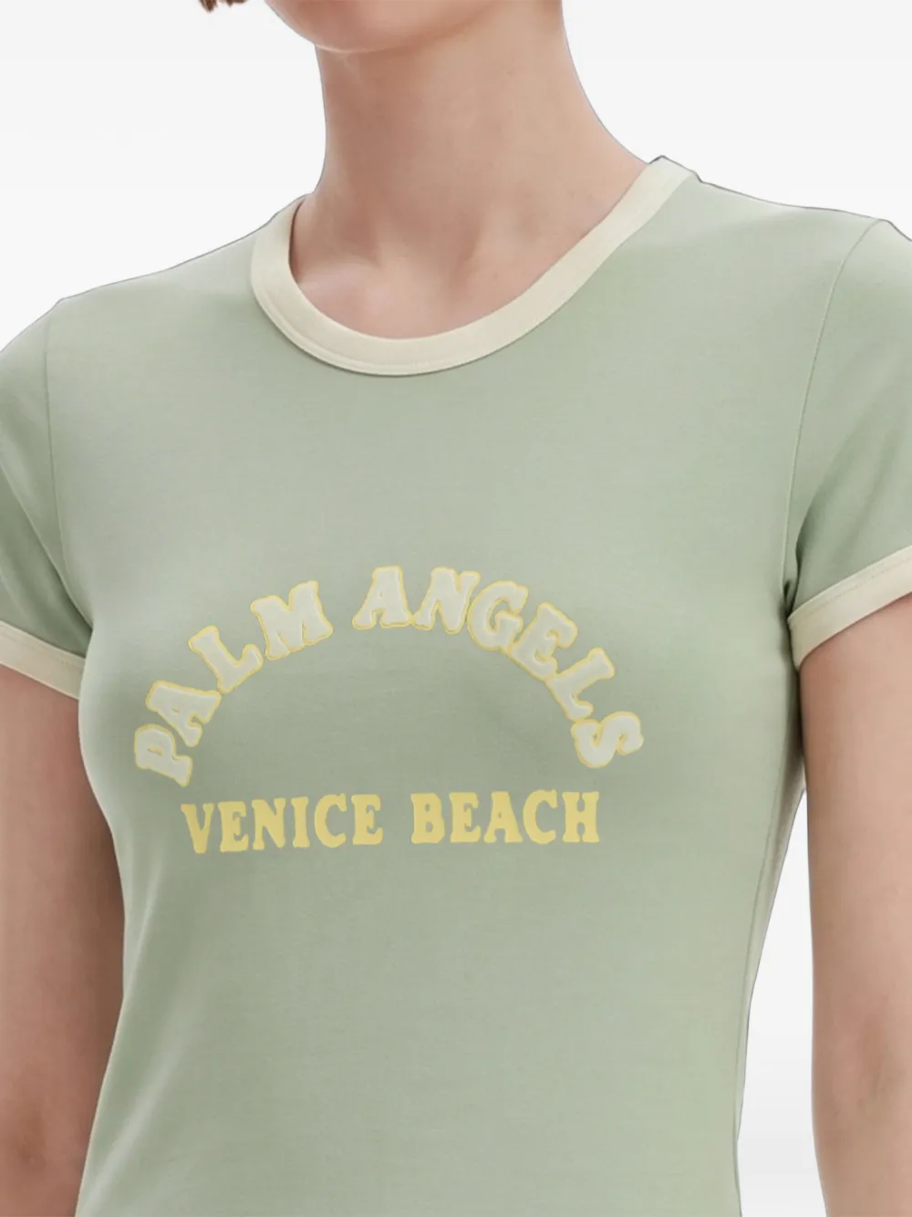 Palm Angels Cali Vibes slim T-shirt Groen