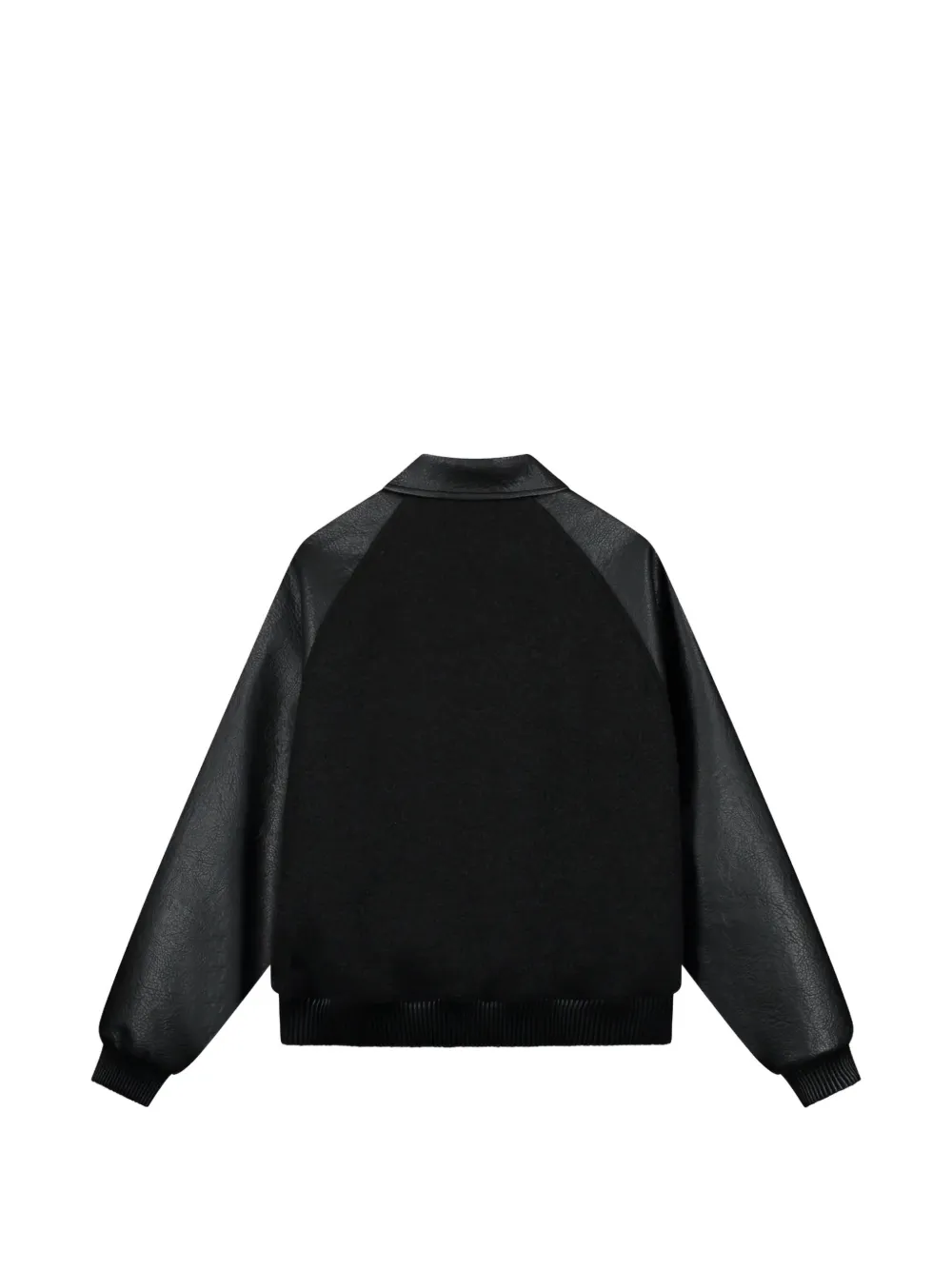 Arte Antwerp textured-panel zip-up jacket Zwart