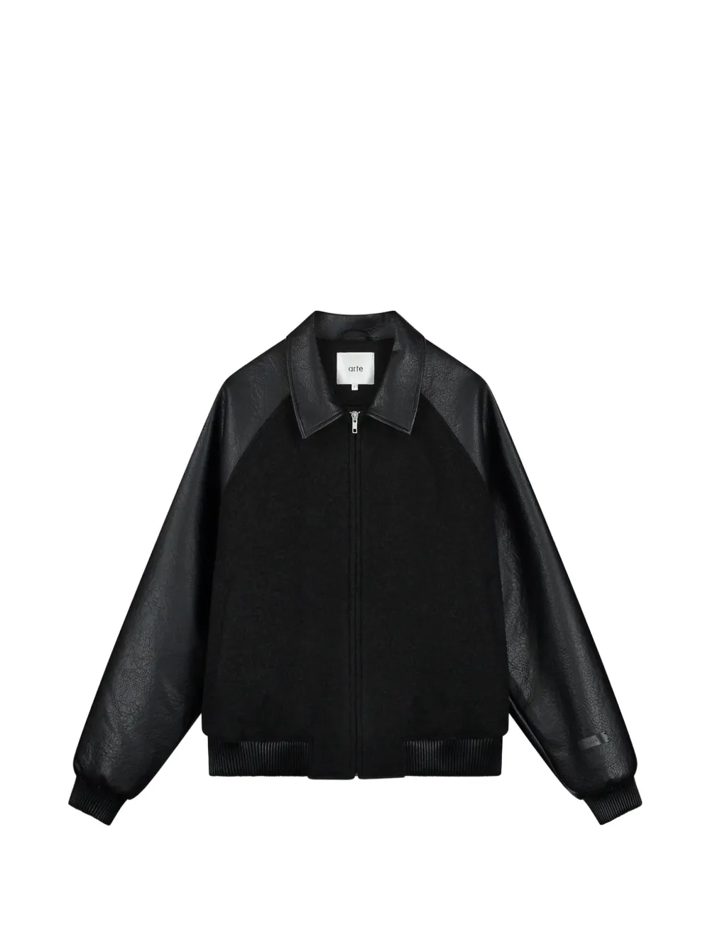 Arte Antwerp Varsity raglan-sleeve jacket - Noir Arte Antwerp Varsity raglan-sleeve jacket - Noir