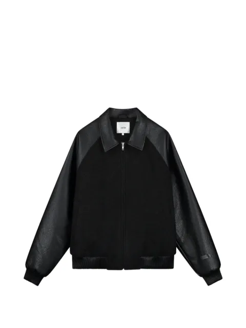 Arte Antwerp textured-panel zip-up jacket