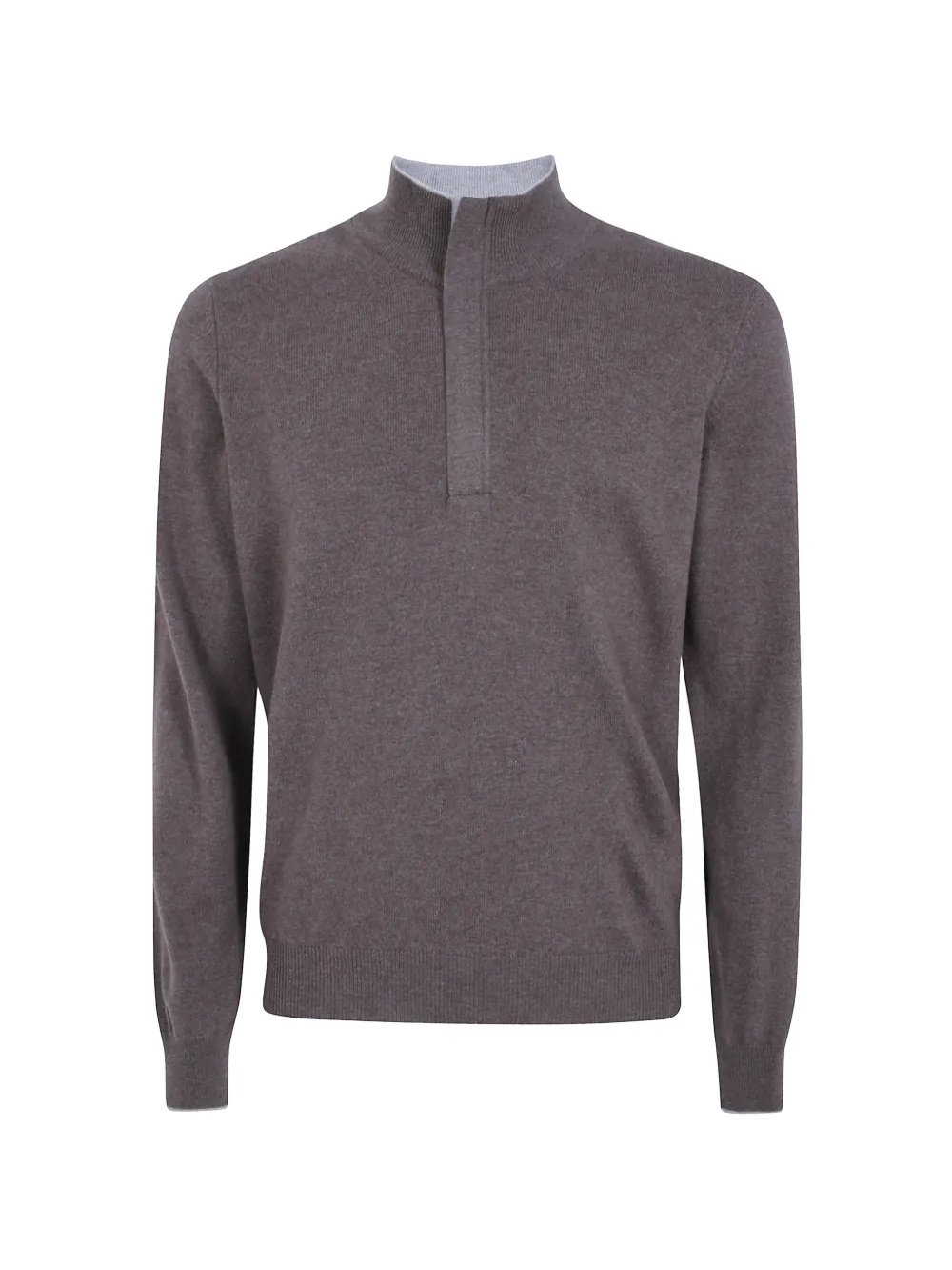 Gran Sasso elbow-patch quarter-zip sweater Bruin