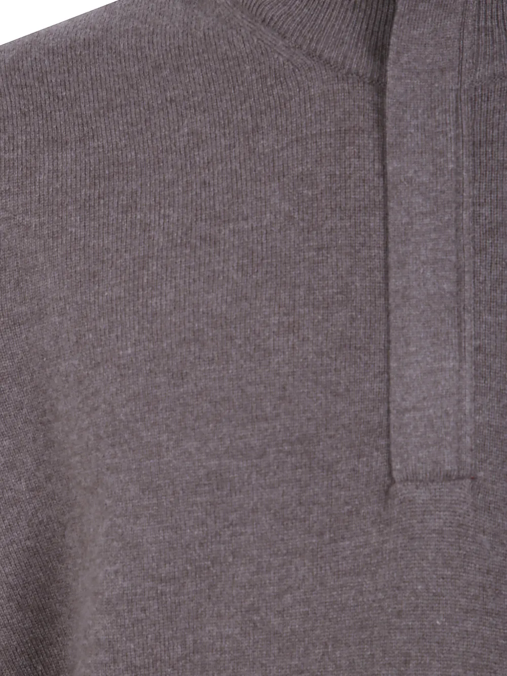 Gran Sasso elbow-patch quarter-zip sweater Bruin