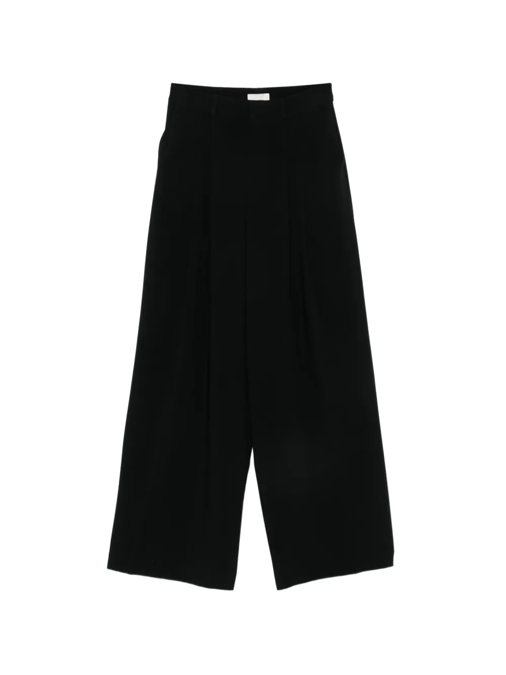 Cinq A Sept pleated wide-leg trousers - Noir Cinq A Sept pleated wide-leg trousers - Noir