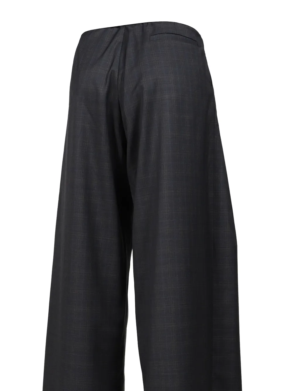 Natasha Zinko rolled-waist palazzo pants Grijs
