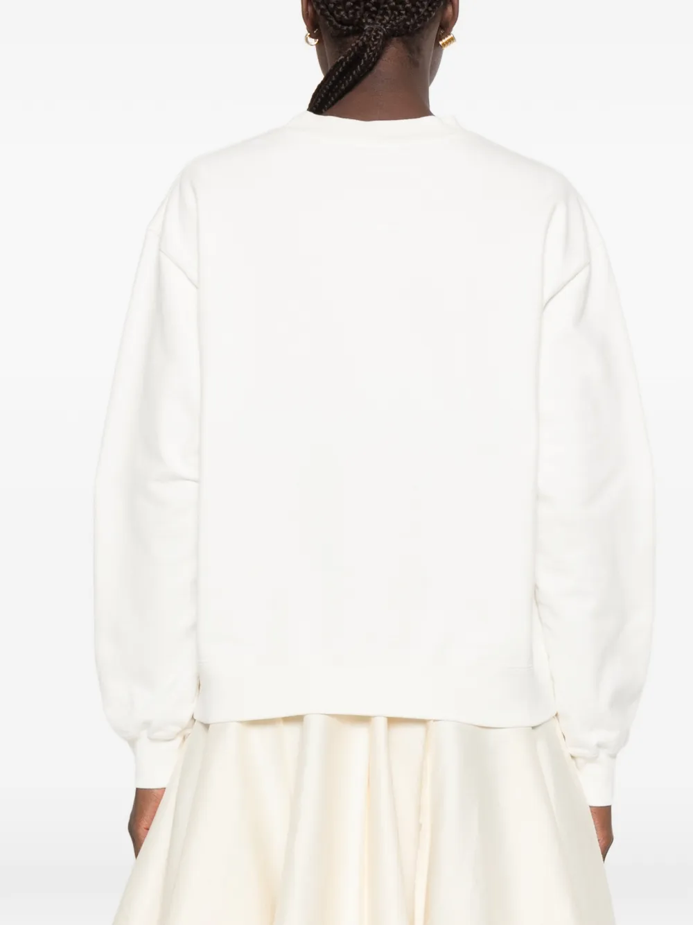 Maison MIHARA YASUHIRO flocky-print sweatshirt Wit