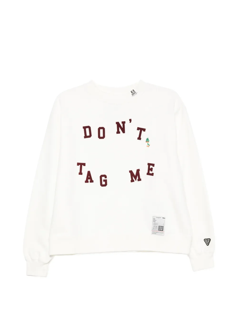 Maison MIHARA YASUHIRO flocky-print sweatshirt Wit