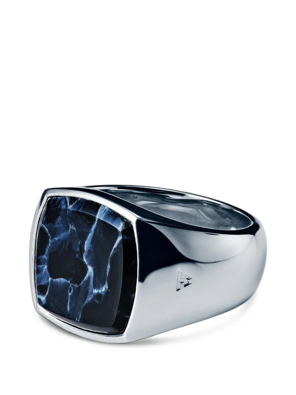 Tom Wood Pietersite signet ring - Silber