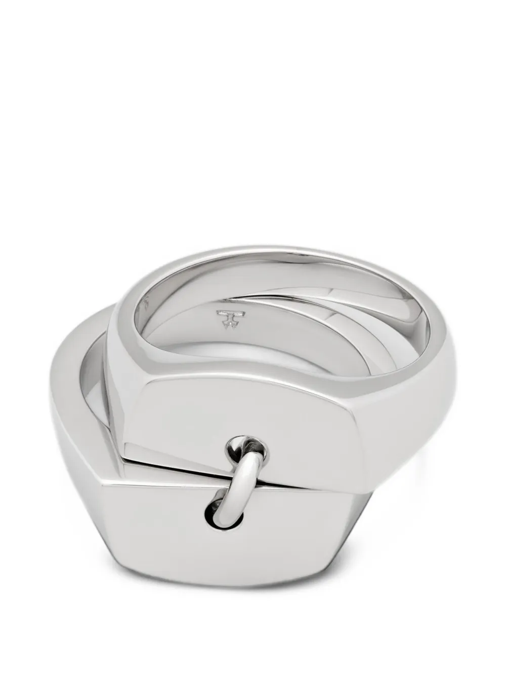 Tom Wood Juci signet rings - Argento