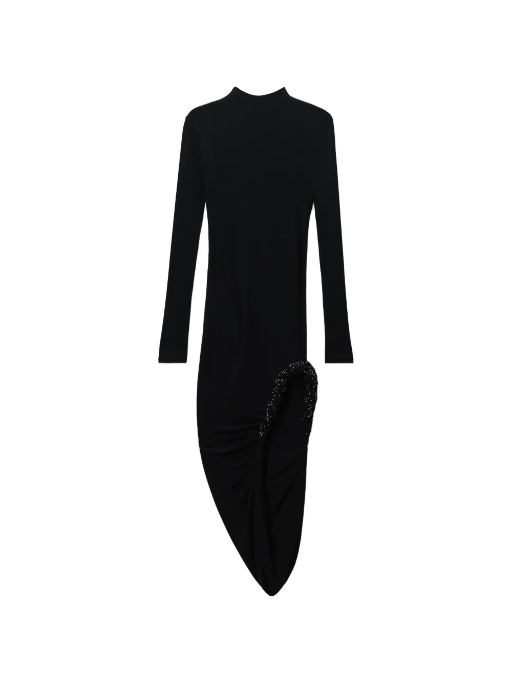 Alexander Wang twisted drape hem dress Zwart
