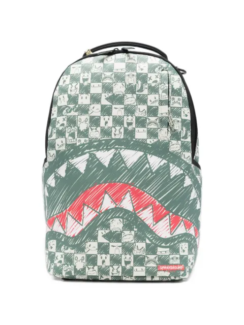 Sprayground Emote Check graphic-print backpack
