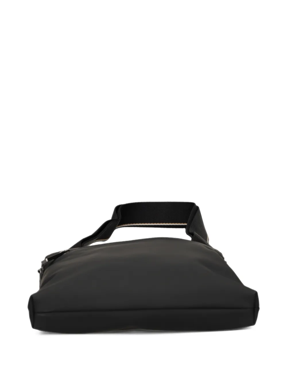 BOSS Zeph logo-plaque shoulder bag Zwart